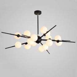 Люстра на штанге Imperiumloft Cherry Bomb Balls Black 40.2723-0 в интернет-магазине "Галерея света"