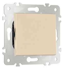 Выключатель перекрестный одноклавишный без рамки Arte Milano 203 203.34-1.shampan в интернет-магазине "Галерея света"