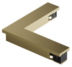 Соединитель угловой L-образный для треков Denkirs SHINE BASE TR5723-SB в интернет-магазине "Галерея света"