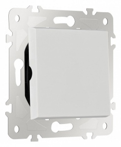 Выключатель перекрестный одноклавишный без рамки Arte Milano 203 203.34-1.white в интернет-магазине "Галерея света"