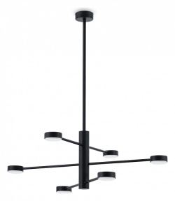 Люстра на штанге Freya Tactic FR5363CL-06B в интернет-магазине "Галерея света"