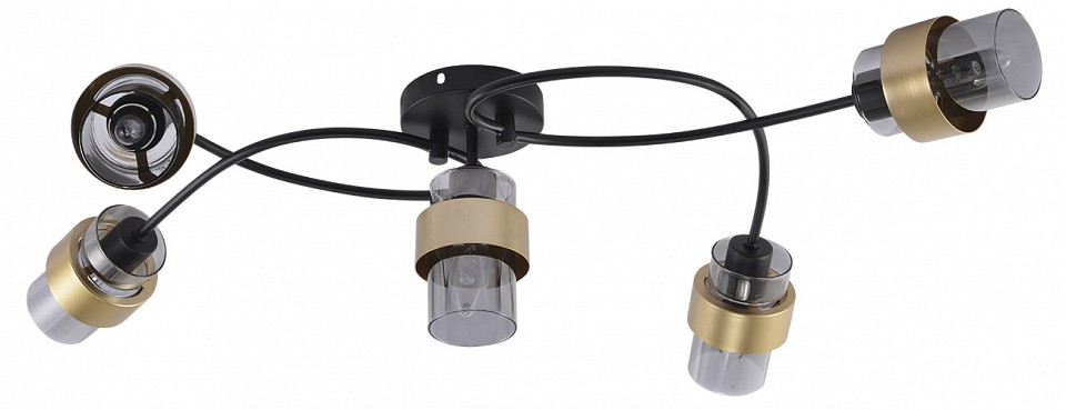 Потолочная люстра Escada 1139 1139/5P Black/Gold в интернет-магазине "Галерея света"