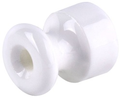 Изолятор керамический Werkel Ретро (белый) W6431301 в интернет-магазине "Галерея света"