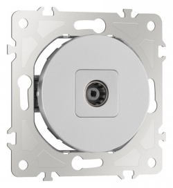 ТВ-розетка без рамки Arte Milano am-202 202.43-1.silver в интернет-магазине "Галерея света"