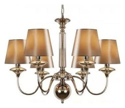 Подвесная люстра iLamp Rolling P2406-6  Nickel в интернет-магазине "Галерея света"