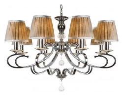 Подвесная люстра iLamp Holiday RM6116/8CR в интернет-магазине "Галерея света"