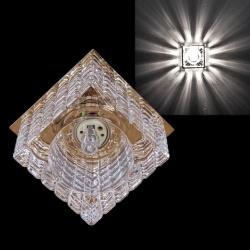 Встраиваемый светильник 17198-9.0-001G G9 GD в интернет-магазине "Галерея света"