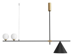 Люстра на штанге Kink Light Пулл 07620-2+1,19 в интернет-магазине "Галерея света"