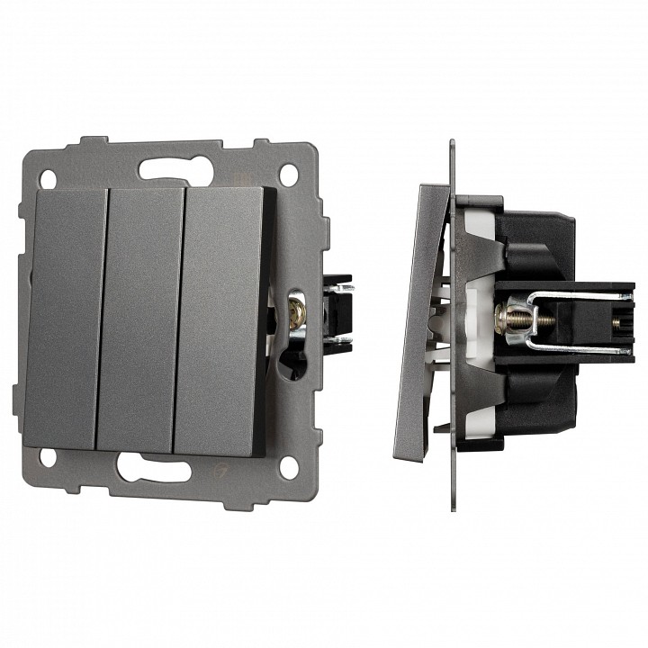 Выключатель трехклавишный без рамки Arlight SWT 049898 в интернет-магазине "Галерея света"