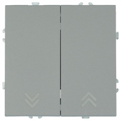 Выключатель самовозвратный двухклавишный без рамки Stekker Эмили 50329 в интернет-магазине "Галерея света"