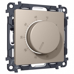 Терморегулятор электромеханический для теплого пола без рамки Ambrella Volt ALFA MA365710 в интернет-магазине "Галерея света"