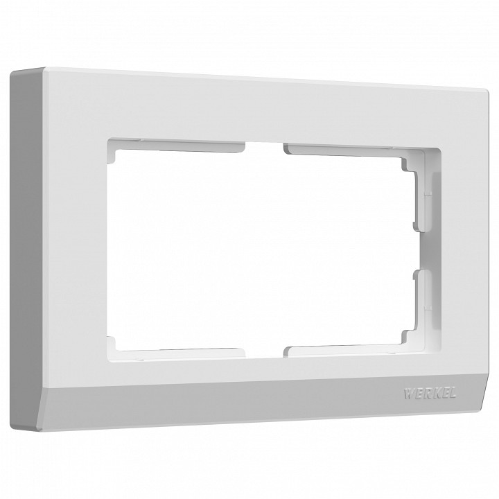 Рамка для двойной розетки Werkel Stark (белый) W0081801 в интернет-магазине "Галерея света"