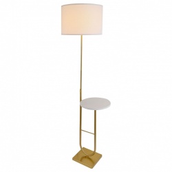 Стол журнальный с торшером Lussole Franklin LSP-5029 в интернет-магазине "Галерея света"