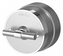 Выключатель двухклавишный с корпусом Werkel Vintage (серебро матовый/хром) W5822054 в интернет-магазине "Галерея света"