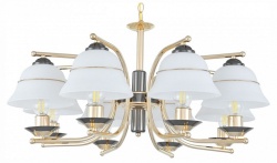 Подвесная люстра Arte Milano Florentia-1240 301240/8 Bk/Gd в интернет-магазине "Галерея света"