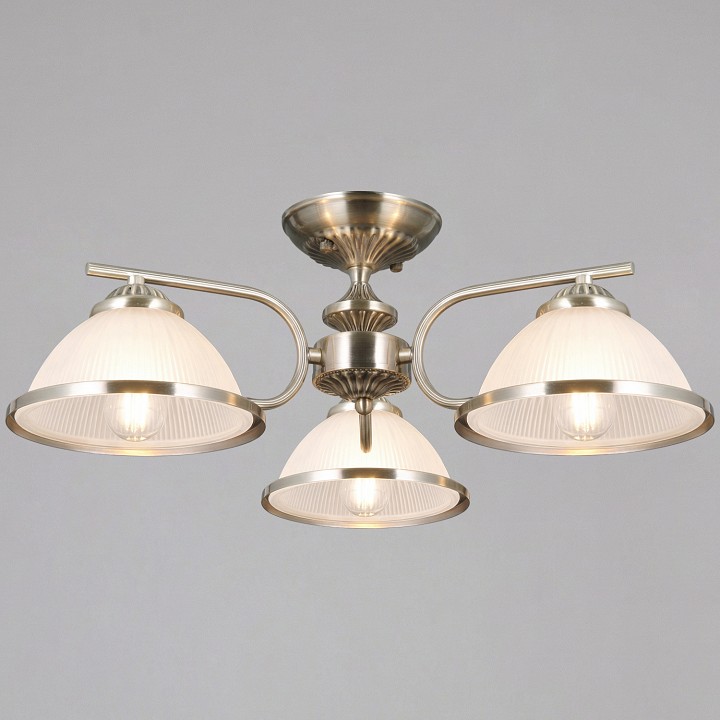 Люстра на штанге ILLUMICO  IL0891-3CSQ-26 AB ELITE в интернет-магазине "Галерея света"