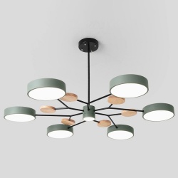 Люстра на штанге Imperiumloft Meade Lamps Green MEADE-01 в интернет-магазине "Галерея света"