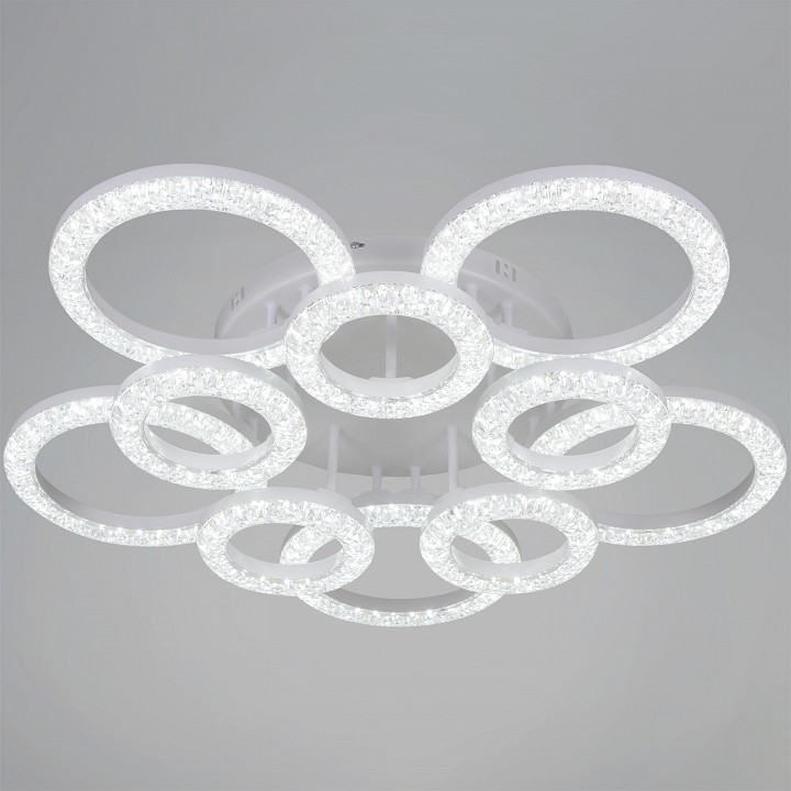 Люстра на штанге  87120-0.3-5+5C WH в интернет-магазине "Галерея света"