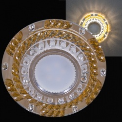 Встраиваемый светильник 22092-9.0-001PL MR16+LED3W CL+GD в интернет-магазине "Галерея света"