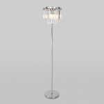 Торшер Eurosvet Elegante 01137/3 хром/прозрачный хрусталь Strotskis в интернет-магазине "Галерея света"