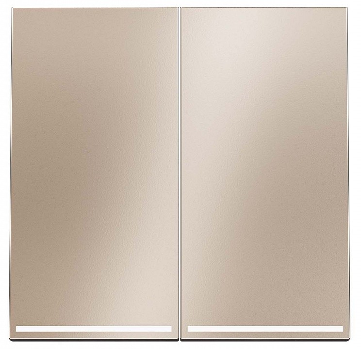 Клавиша для выключателя одноклавишного Voltum S70 METAL VLSM000410 в интернет-магазине "Галерея света"