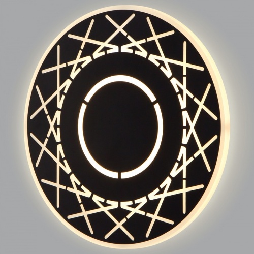 Накладной светильник Eurosvet Ilios 40148/1 LED черный 17W в Звенигороде