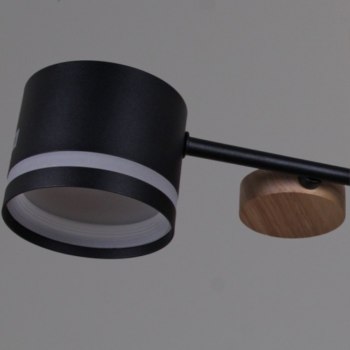 Люстра на штанге 68730-0.3-06 GX53 BK+WOOD в Нижнем Новгороде фото 3