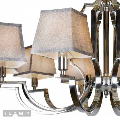 Подвесная люстра iLamp Hilton 6943-10 CR в Нижнем Новгороде фото 2