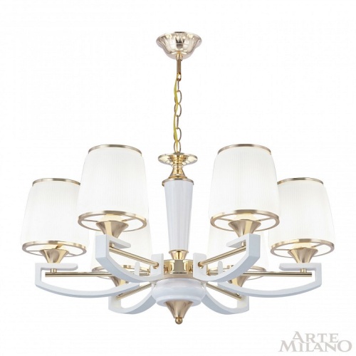 Подвесная люстра Arte Milano Florentia-2457 302457/6 Wh/Gd в Нижнем Новгороде фото 11