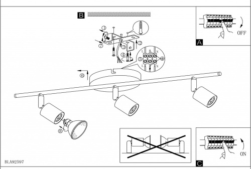 Спот Eglo Buzz-LED 92597 в Нижнем Новгороде фото 2
