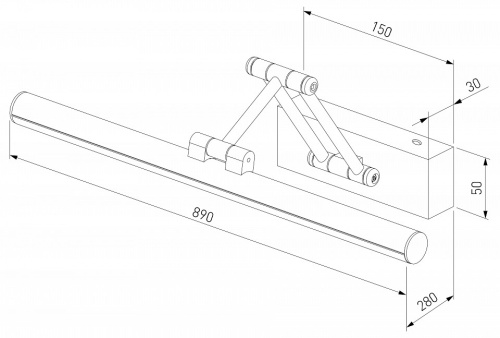 Подсветка для картины Elektrostandard Monza 40156/LED в Нижнем Новгороде фото 2