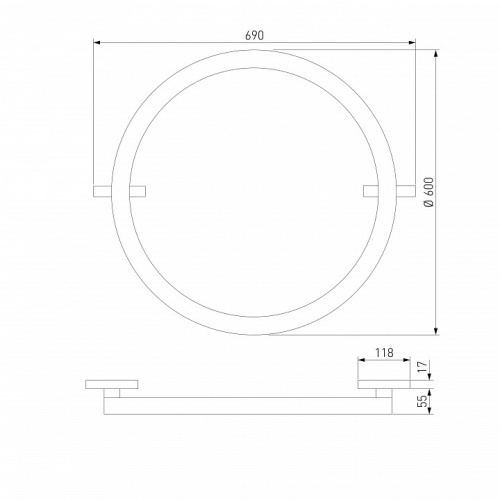 Накладной светильник Elektrostandard Slim Magnetic a068912 в Нижнем Новгороде фото 4