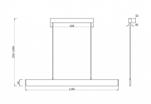 Подвесной светильник Maytoni Step P010PL-L30G4K в Чебоксарах фото 7