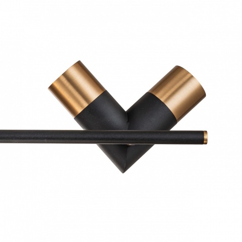 Люстра на штанге Indigo Doppio 11036/8R Black в Нижнем Новгороде фото 2