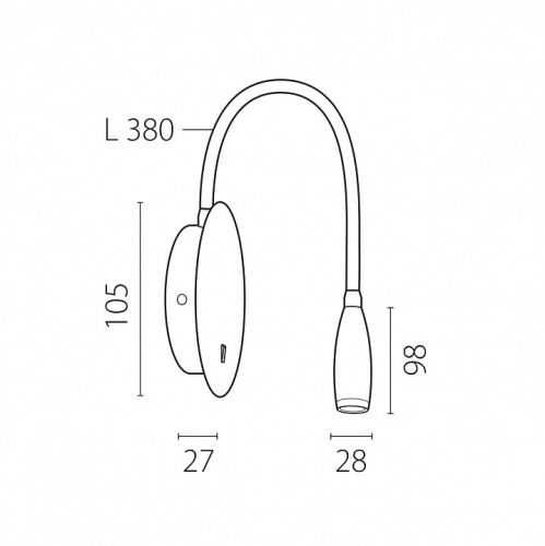 Бра Lightstar Omega 200337 в Нижнем Новгороде фото 3