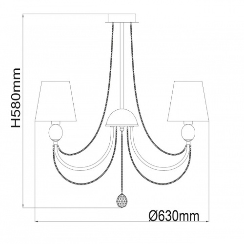 Люстра на штанге MW-Light Федерика 84 684010305 в Городце фото 14