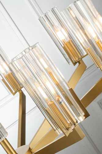 Подвесная люстра Belfast Malone 6035-8 BR CL в Нижнем Новгороде фото 6