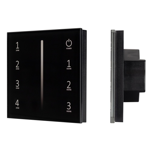 Панель SMART-P34-DIM-IN Black (230V, 0-10V, Sens, 2.4G) (Arlight, IP20 Пластик, 5 лет) в Заречном фото 3