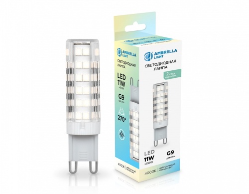 Лампа светодиодная Ambrella Light G9 G9 11Вт 4000K 101104 в Нижнем Новгороде фото 2