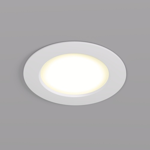 DK3046-WH Встраиваемый светильник, IP 20, 5Вт, LED, белый, пластик в Иланском