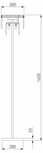 Торшер Eurosvet Elegante 01137/3 золото/прозрачный хрусталь Strotskis в Нижнем Новгороде фото 5