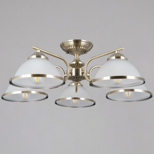 Люстра на штанге ILLUMICO  IL0891-5CSQ-26 AB ELITE в Нижнем Новгороде фото 4