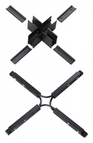 Соединитель X-образный для треков накладных Novotech Flum 135128 в Нижнем Новгороде фото 4