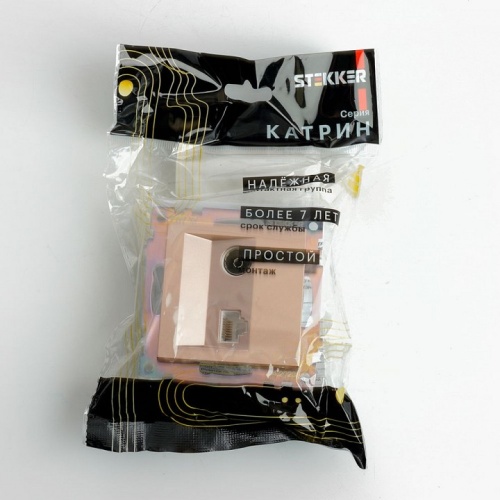 ТВ-розетка без рамки Stekker Катрин 49184 в Нижнем Новгороде фото 5