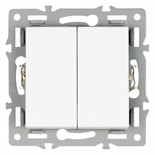 Выключатель проходной двухклавишный без рамки Arlight SWT 043727 в Нижнем Новгороде