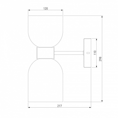 Бра Eurosvet Tandem 60118/2 никель в Нижнем Новгороде фото 3