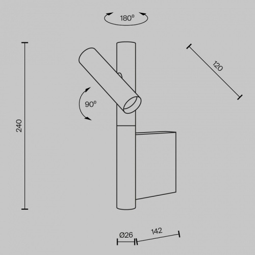 Бра Maytoni Utility MOD433WL-L3BS3K в Нижнем Новгороде фото 4