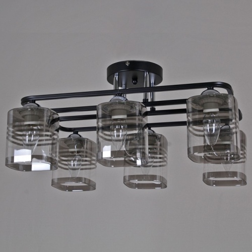 Потолочная люстра 70209-0.3-06 BK+CR в Нижнем Новгороде