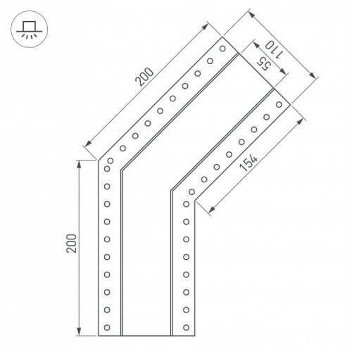 Соединитель угловой L-образный накладной Arlight S-LUX 030129 в Нижнем Новгороде фото 4