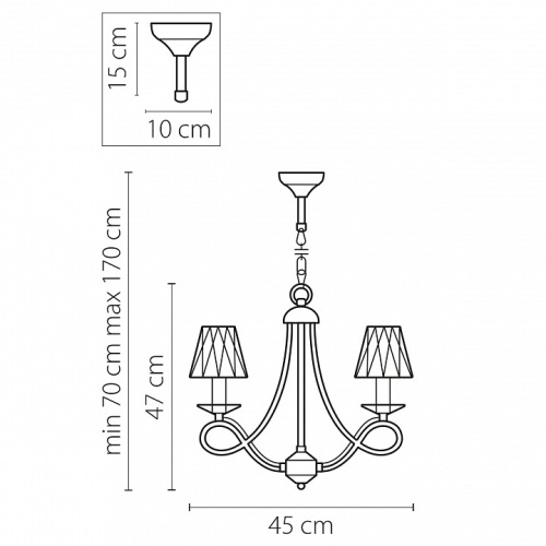 Подвесная люстра Lightstar Riccio 705032 в Благодарном фото 3